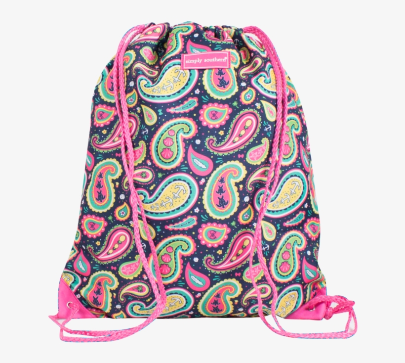 Simply Southern Drawstring Bag, transparent png