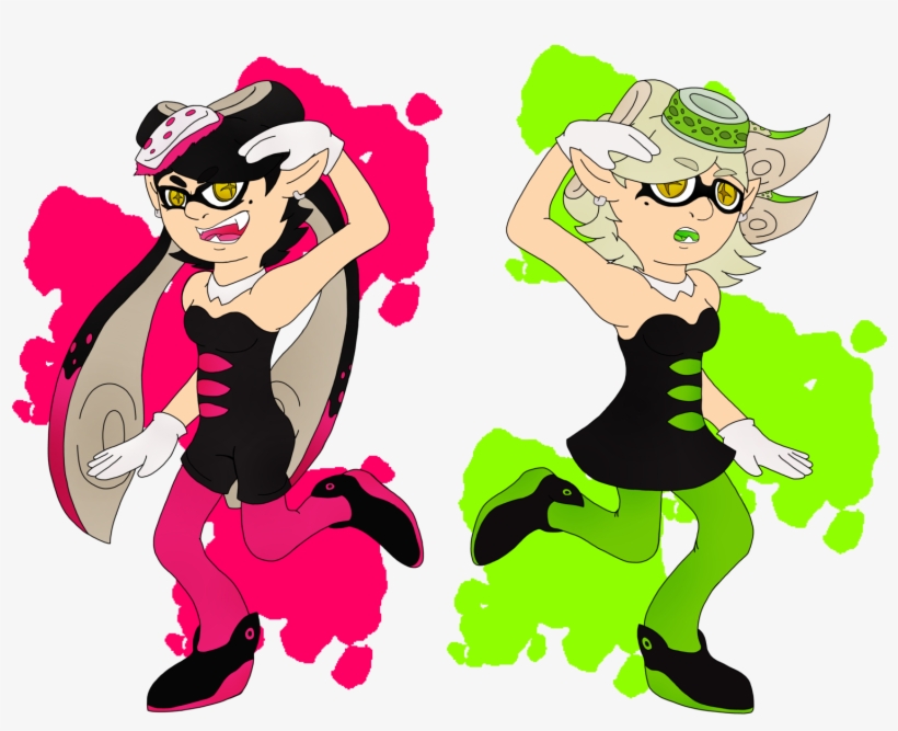 Splatoon Squid Sisters By Lizzietheratcicle Splatoon, transparent png