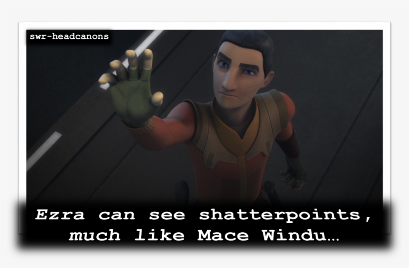 Ezra Can See Shatterpoints, Much Like Mace Windu, transparent png