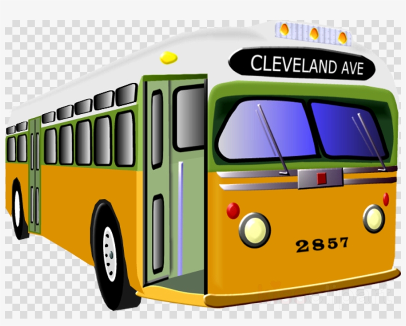 Rosa Parks Bus Drawing Clipart Montgomery Bus Boycott, transparent png