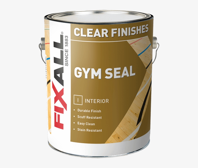Fixall Interior Clear Gym Seal Gloss Gallon, transparent png