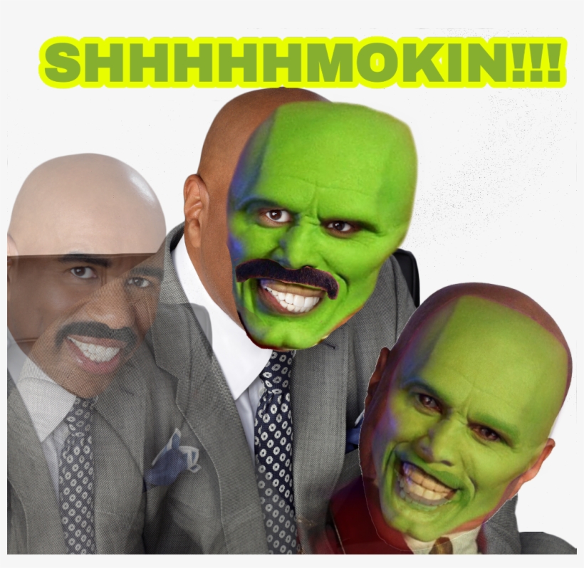 Steveharvey Themask Movie Meme Funny Crazy, transparent png