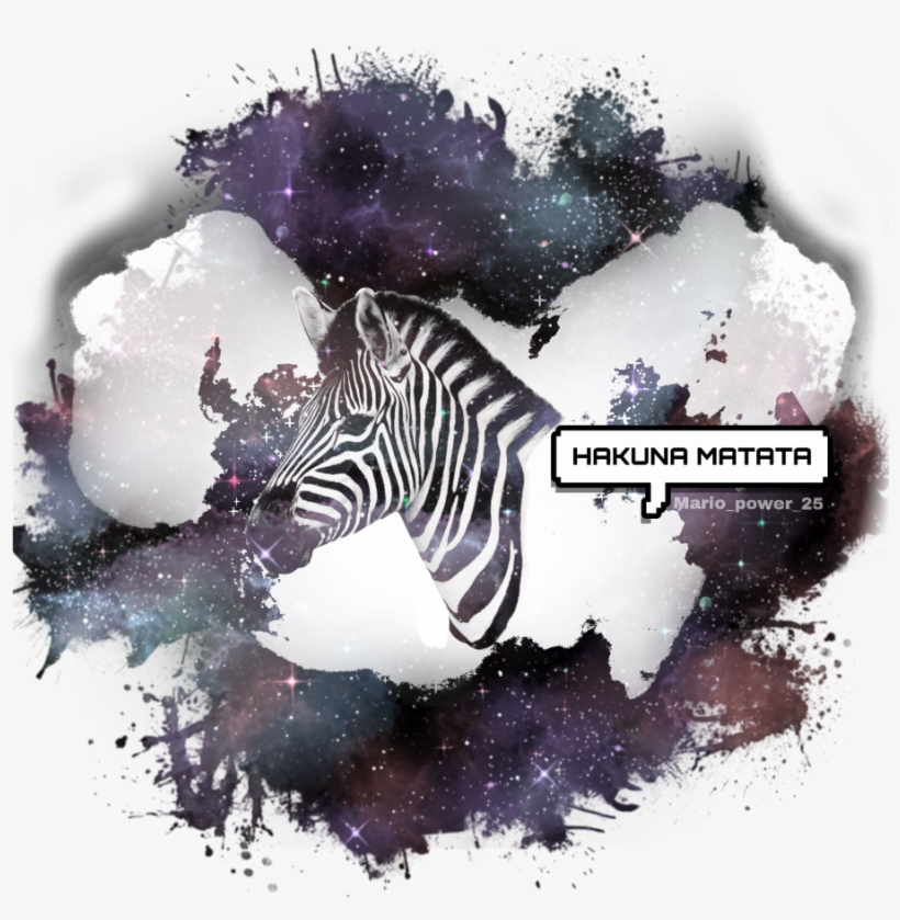 Zebra Hakunamatata Sticker ♥ ♥, transparent png