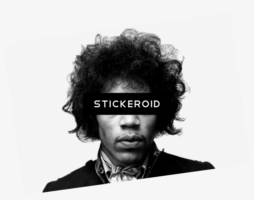 Jimi Hendrix Portrait, transparent png