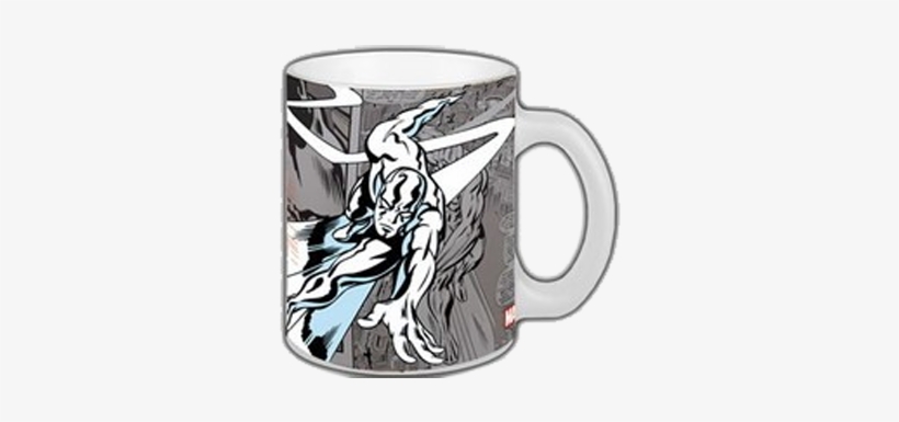 Silver Surfer Retro Taza Presentándonos Al Silver Surfer, transparent png
