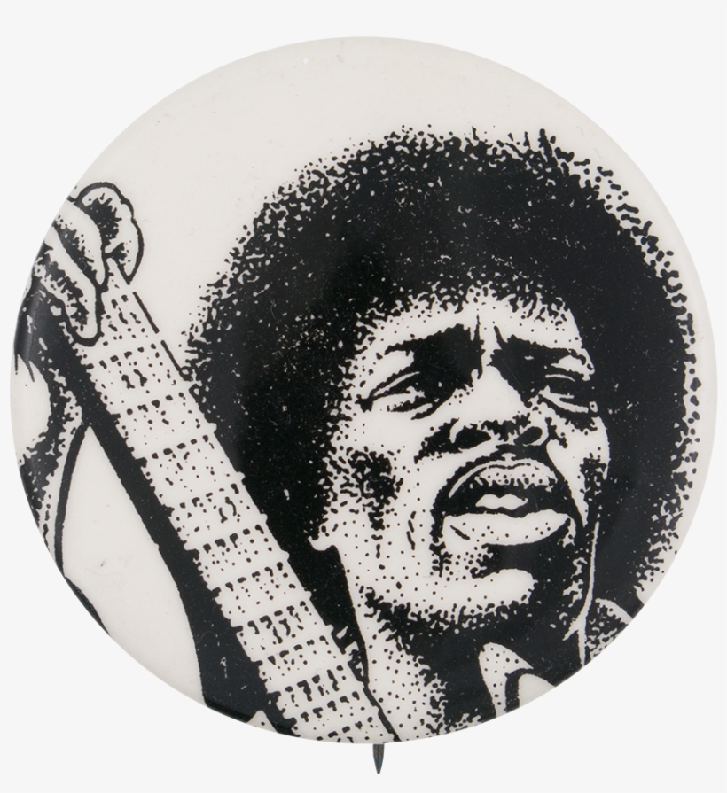 Jimi Hendrix With Guitar, transparent png