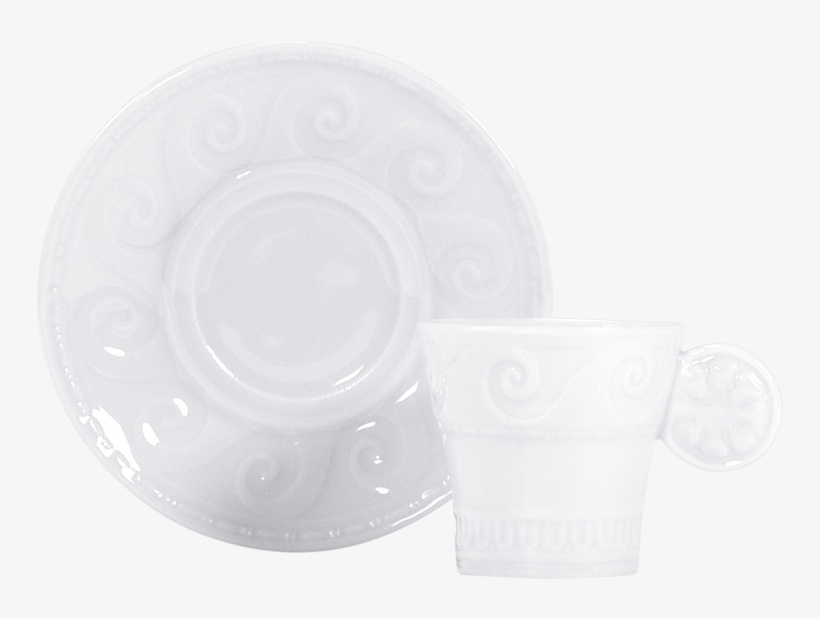 China Espresso Cup & Saucer Of The Collection Louvre, transparent png