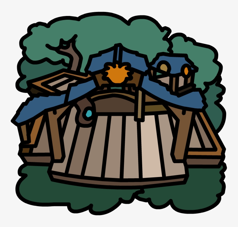 Puffle Tree House, transparent png