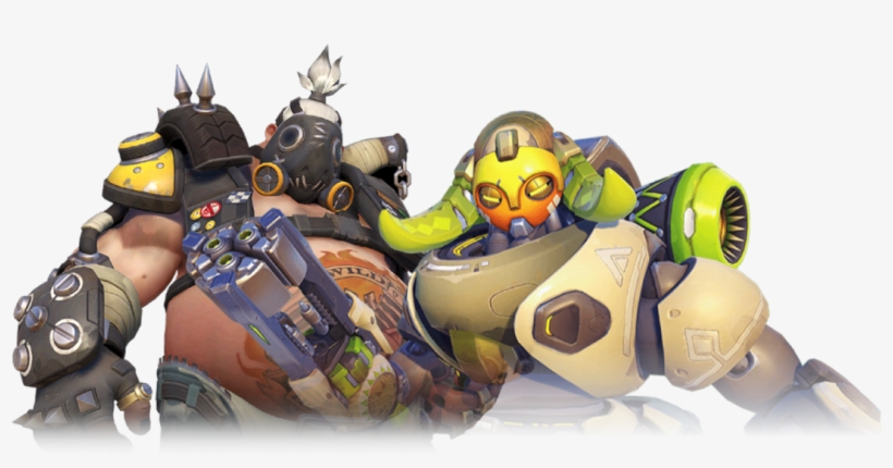 Orisa & Roadhog, transparent png