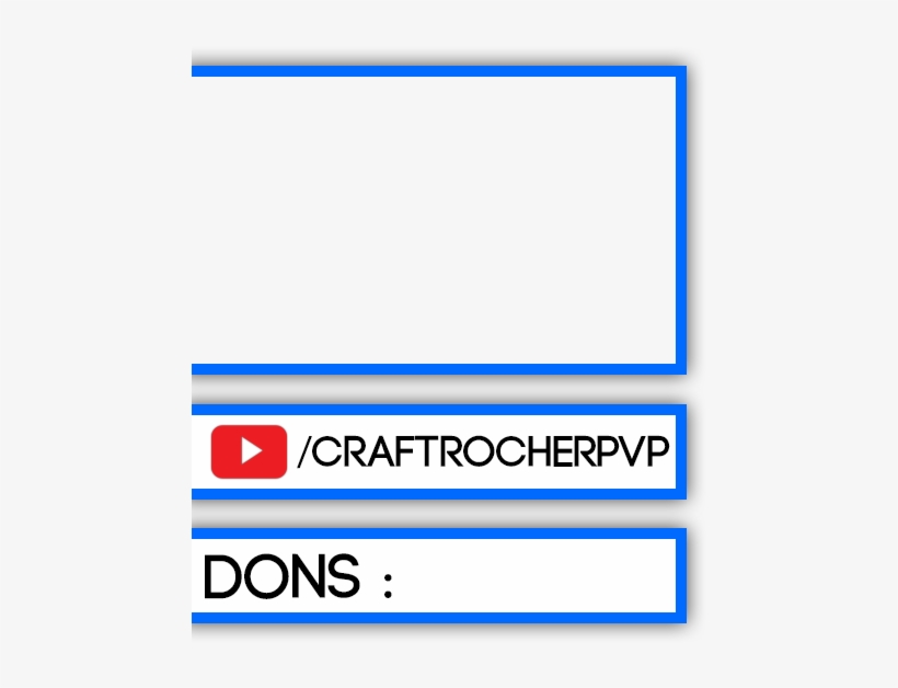 Overlay Craftrocher Yt, transparent png