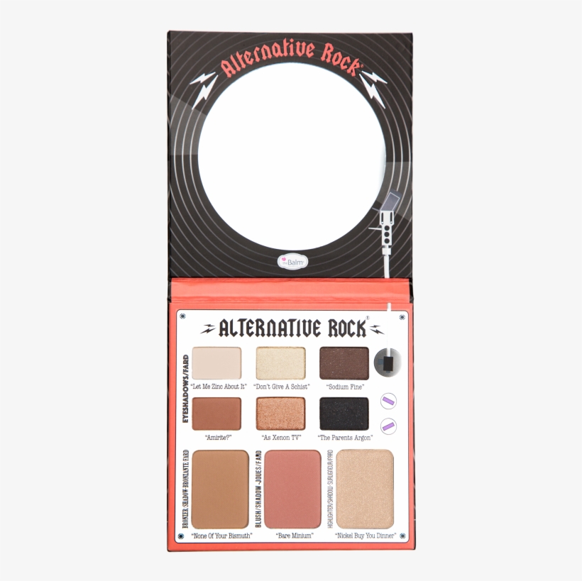 Thebalm Alternative Rock Face Palette, transparent png