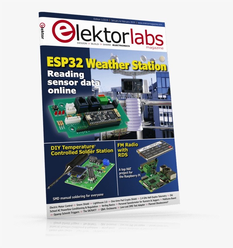 Elektorlabs Magazine January/february, transparent png