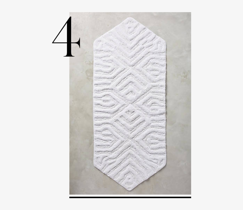 Vane Bath Mat Anthropologie Top 10 Bath Mats Home Improvement, transparent png