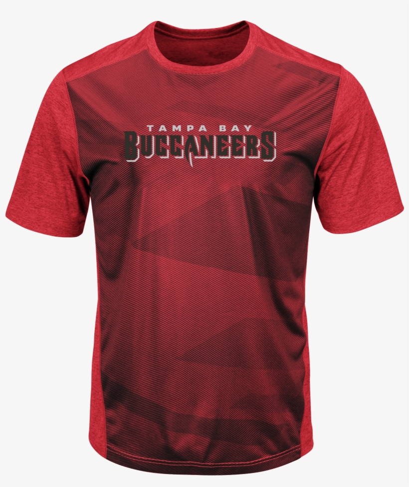 Majestic Buccaneers Men's Red Gridiron Tee By Majestic, transparent png