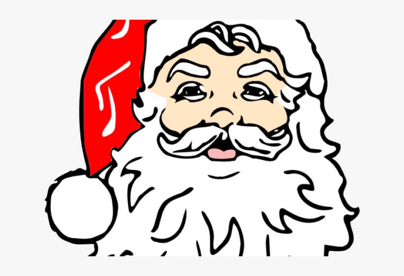 Cartoon Santa Face, transparent png