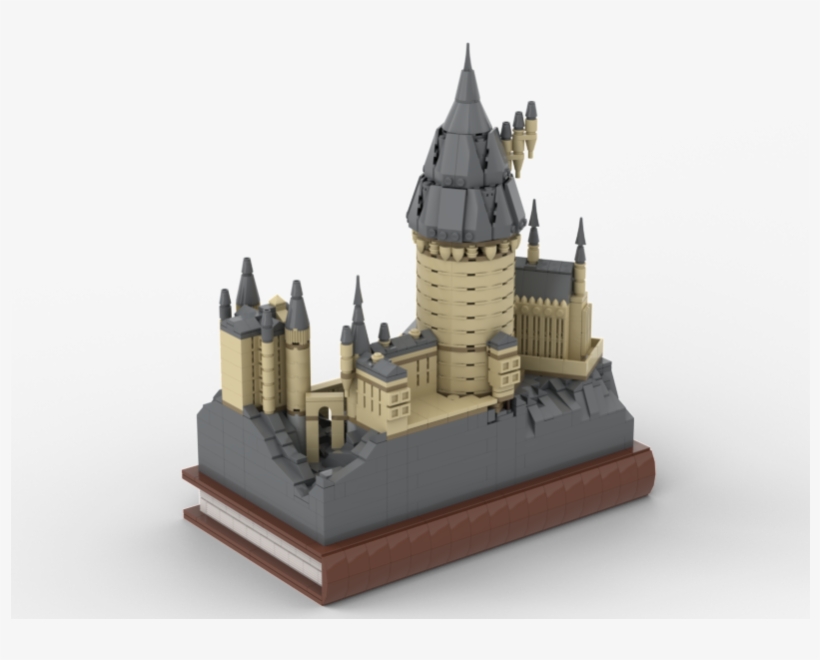 Castle On Book, transparent png