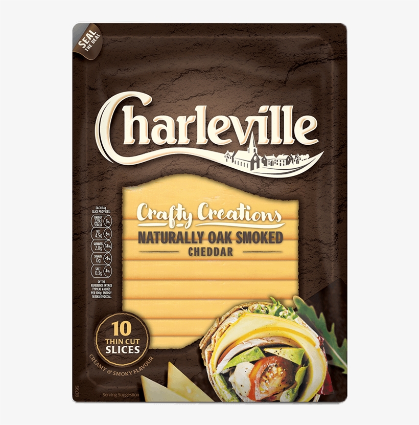 Naturally Oak Smoked Thinly Sliced White Cheddar, transparent png