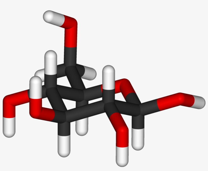 Beta D Glucose 3d Sticks, transparent png