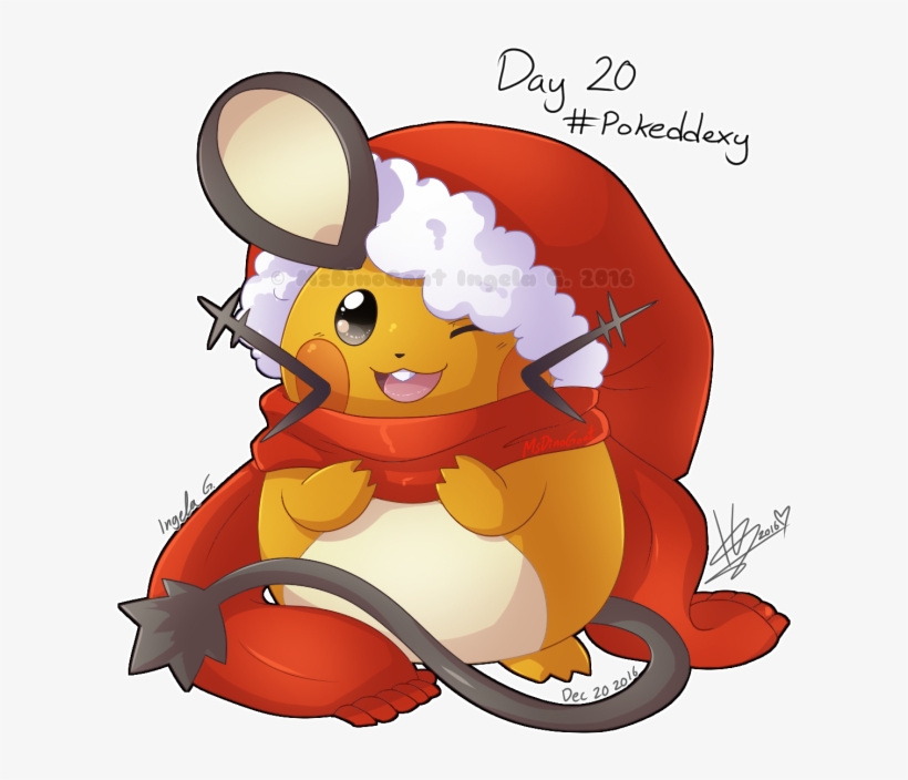 Day 20 Dedenne, transparent png