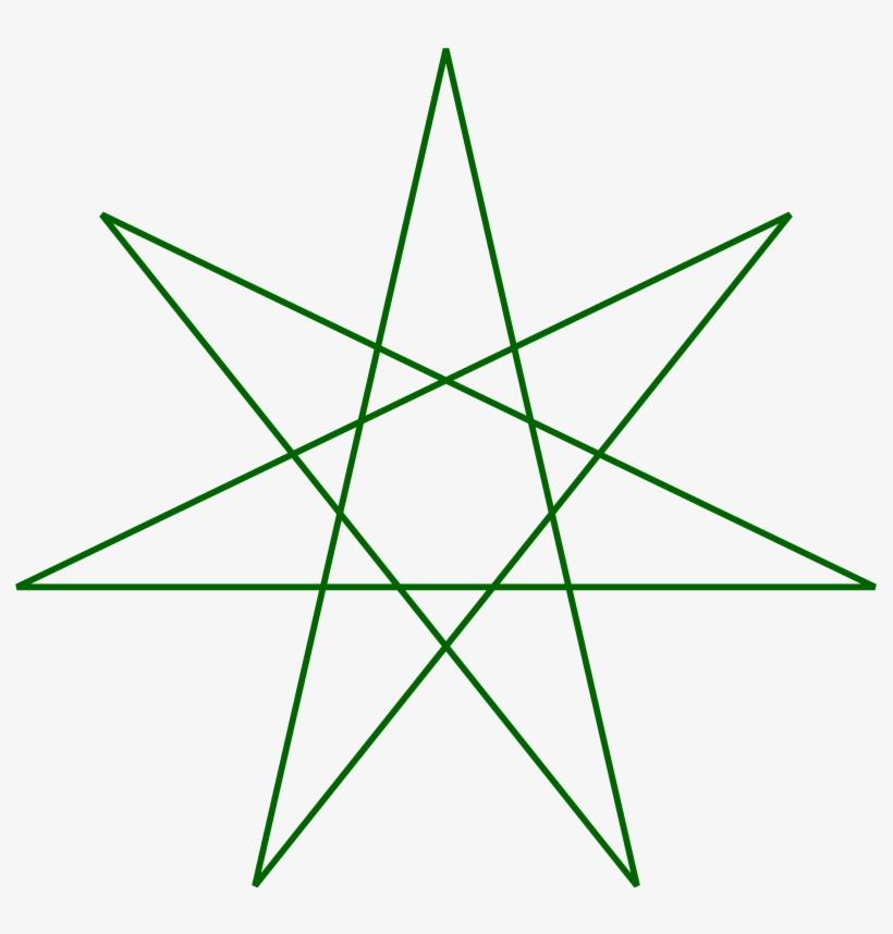 {7/2}, Acute Heptagram, transparent png