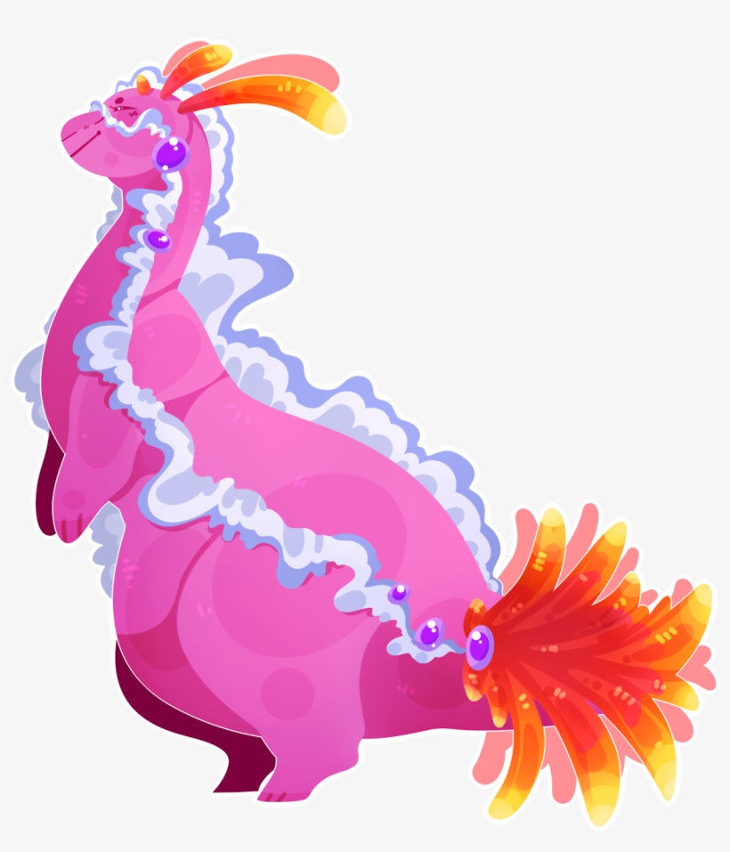 I Made A Goodra Based Off A Sea Slug She's Very Pretty, transparent png