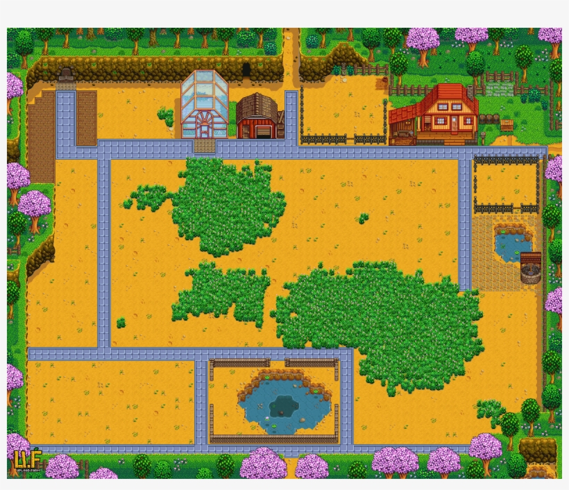 Wip Of My Farm In Stardewvalley Pic, transparent png