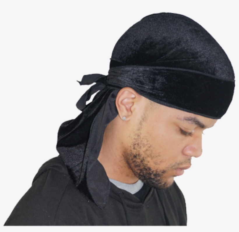 Black Velvet Durag, transparent png