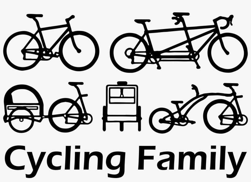 0270 Cycling Family, transparent png