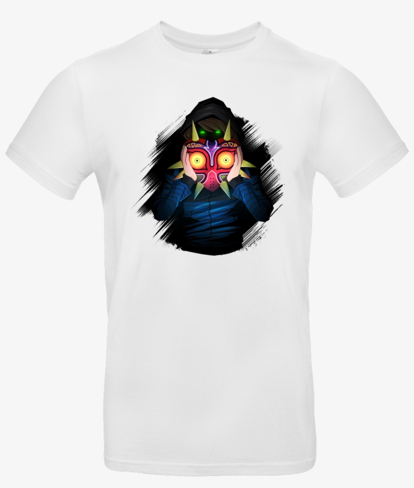Majoras Mask T-shirt B&c Exact, transparent png