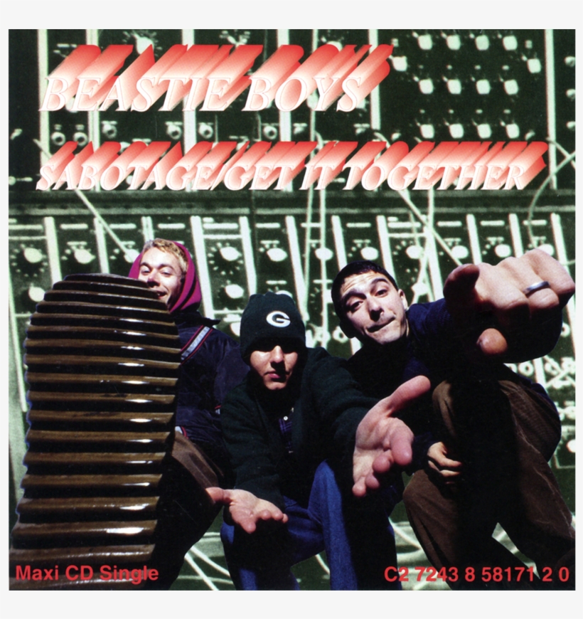Bboys 0006 Beastie Boys Sabotage Getittogether Cd Cover, transparent png