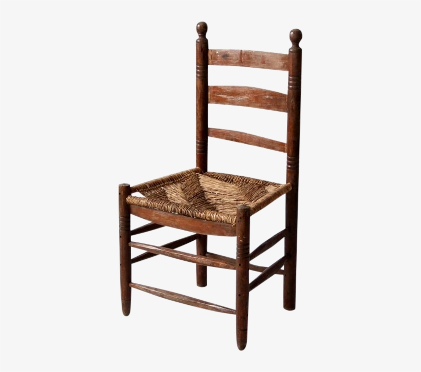 Rush Seat Chairs Antique Rush Seat Chair Rustic Wood, transparent png