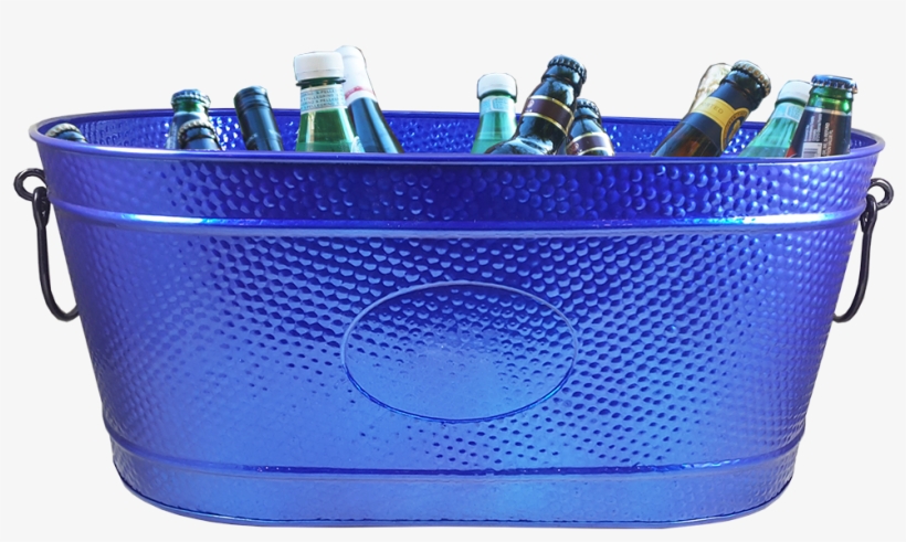 Brekx Seaside Blue Creighton Galvanized Pebbled Beverage, transparent png