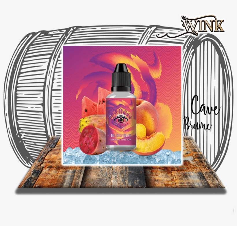 El Diablo Wink Addict Edition 30ml, transparent png