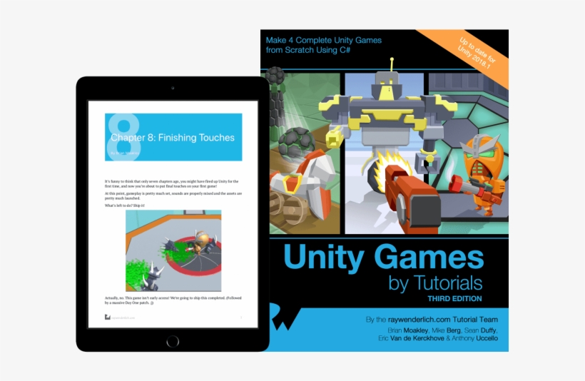 Learn How To Make Games In Unity, transparent png