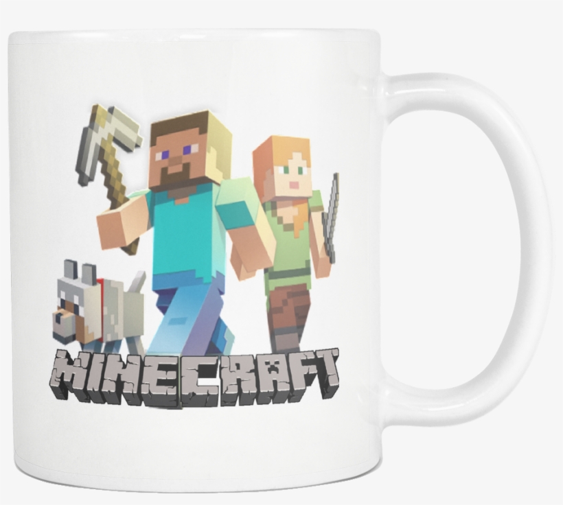 Minecraft Image In Style On Gift Coffee Mug, transparent png