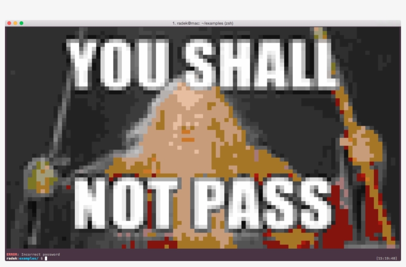 You Shall Not Pass, transparent png
