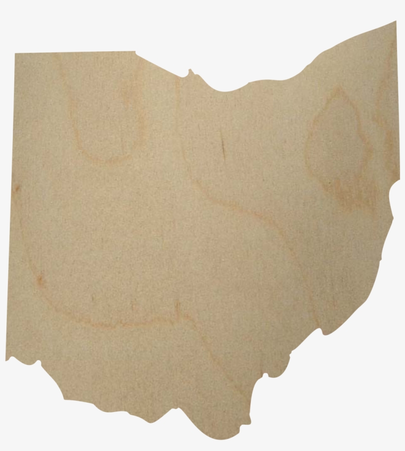 Wooden Ohio Cutout Shape, transparent png