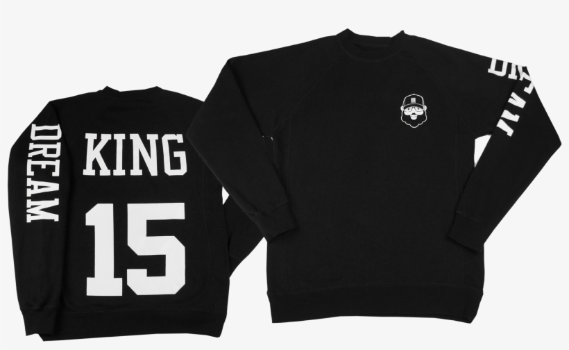 Black Santa King Sweatshirt, transparent png
