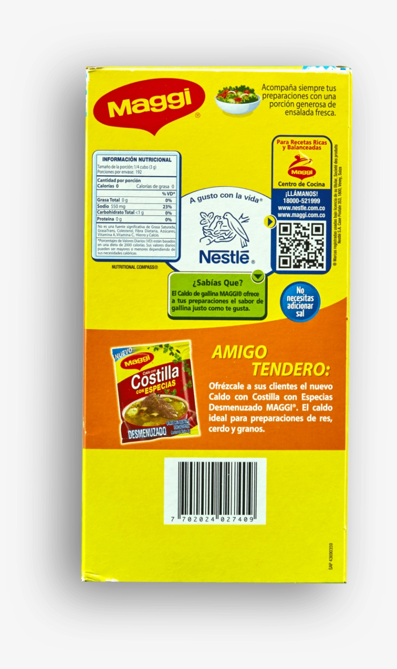 Caldo De Gallina En Cubos Maggi, transparent png