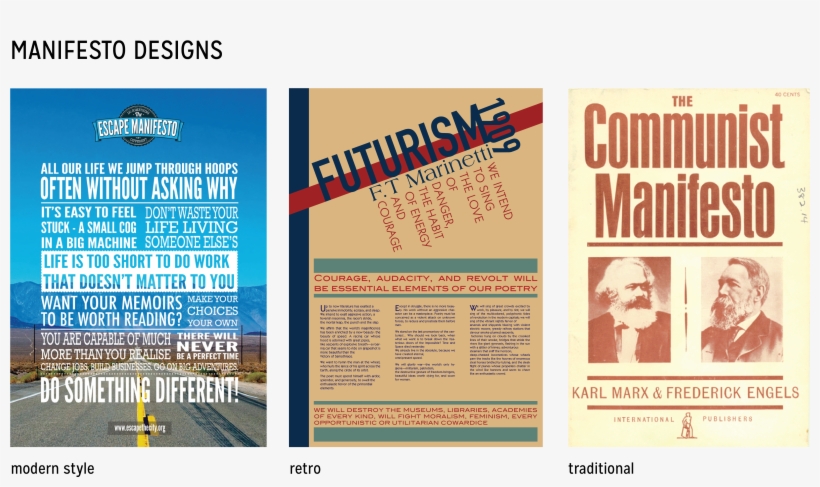 We Looked At Existing Manifestos To Explore The Visual, transparent png