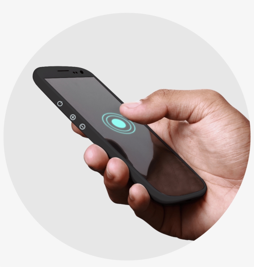 Place Your Finger Print Sensors Anywhereon The Screen, transparent png