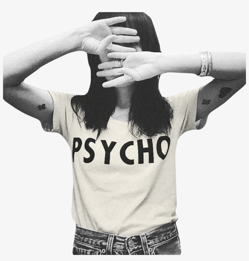 Psycho Natural Womens T-shirt, transparent png