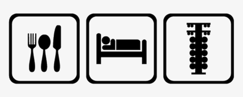Eat Sleep Png, transparent png