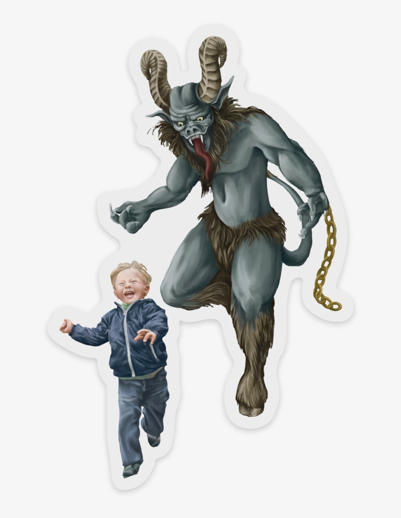 3-pack Of Krampus Stickers, transparent png