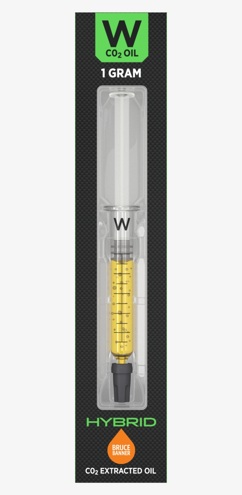 W Vapes Bruce Banner X Lil Sebastian 1g Co2 Oil Syringe, transparent png