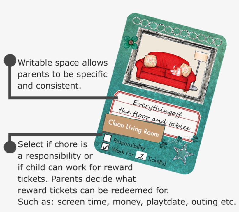 Household Chore Deck Color, transparent png
