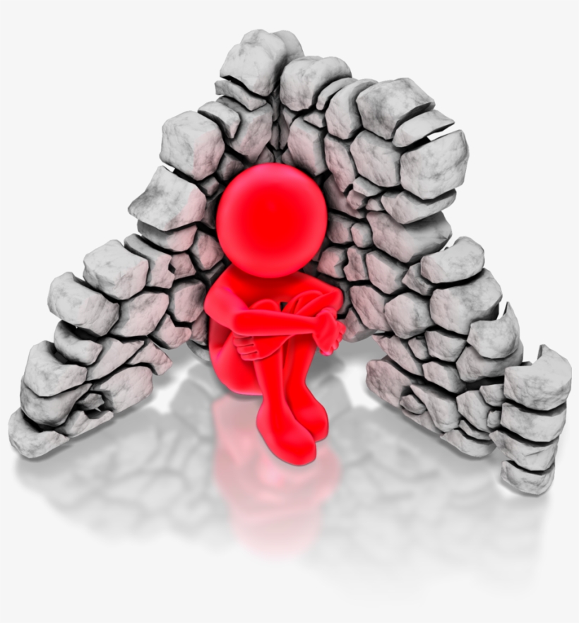 Red Man Sitting In Ruins, transparent png