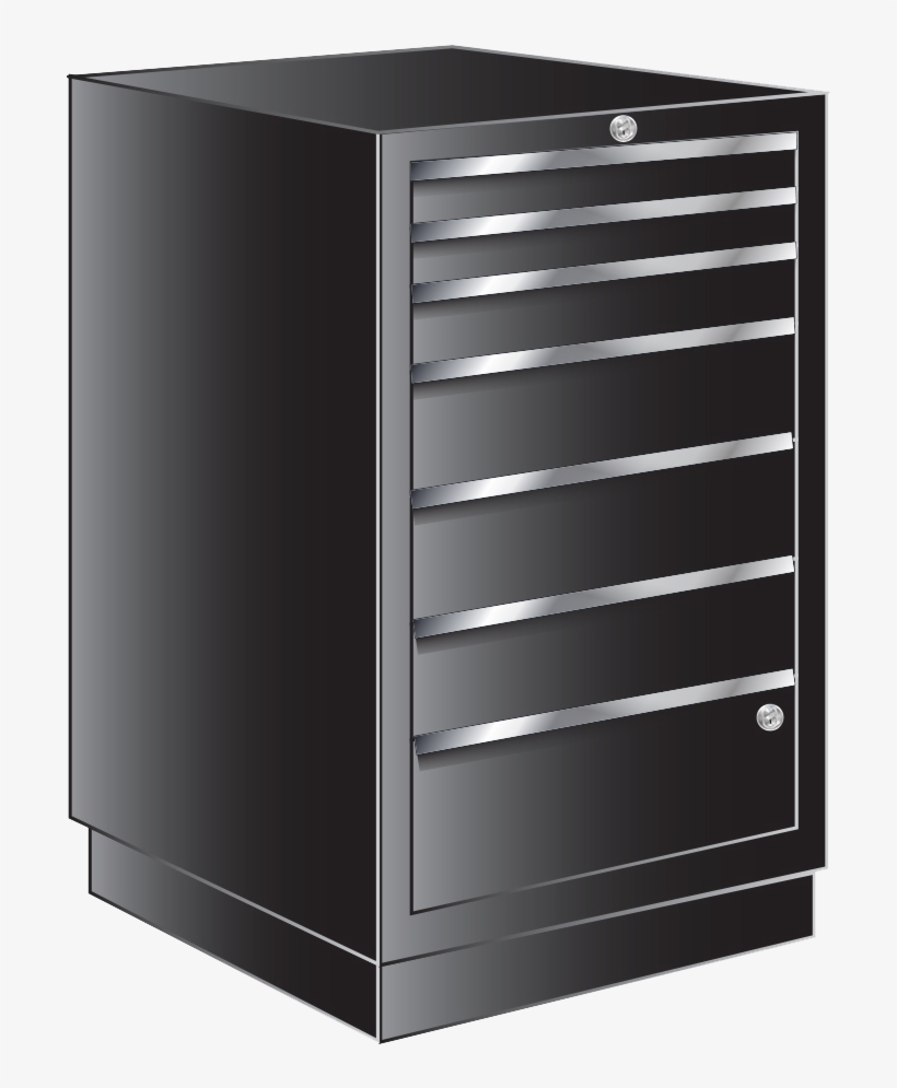 The Dms Cart Has Seven Locking Drawers Which Are Designed, transparent png