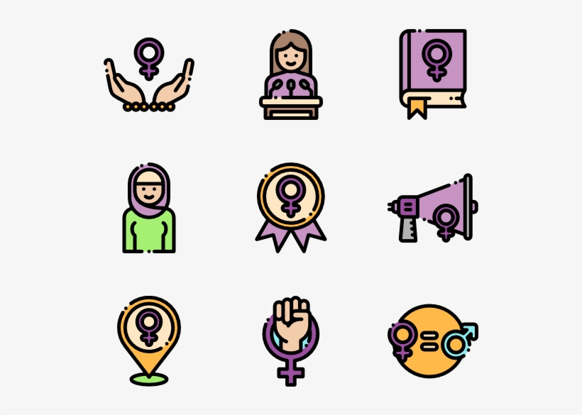 Feminism, transparent png