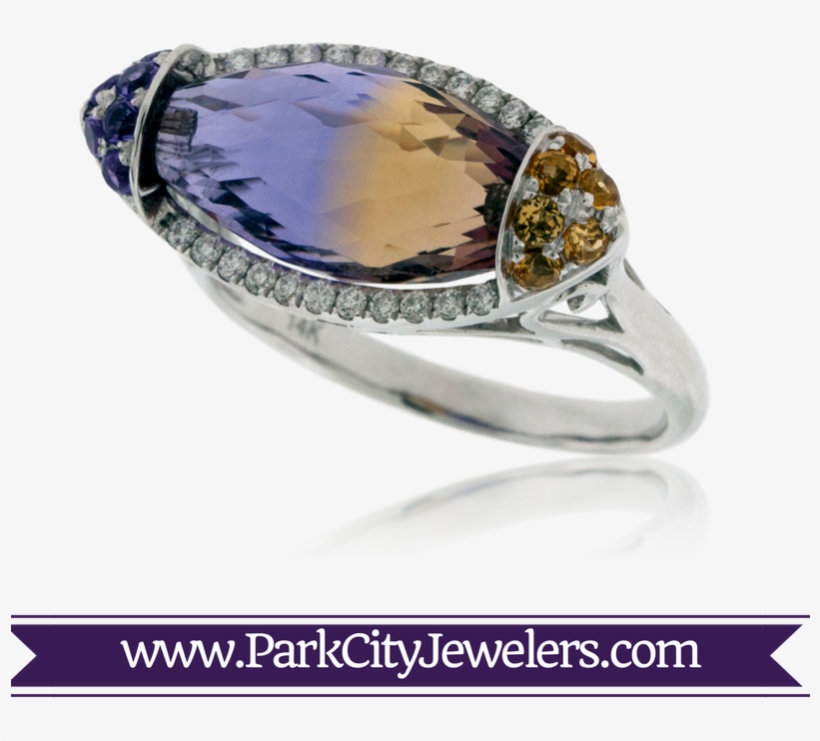 Amethyst / Citrine And Ametrine Ring, transparent png